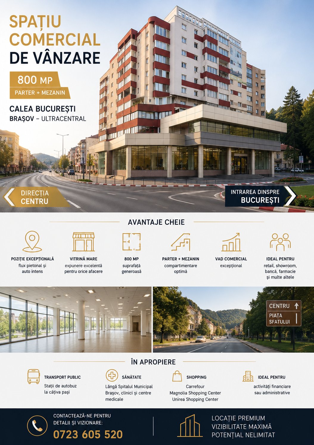 poza BRASOV - CENTRU - SPATIU COMERCIAL - 800 MP