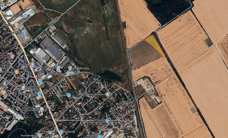 poza Buftea Teren 16,600 mp, Strada Padurii
