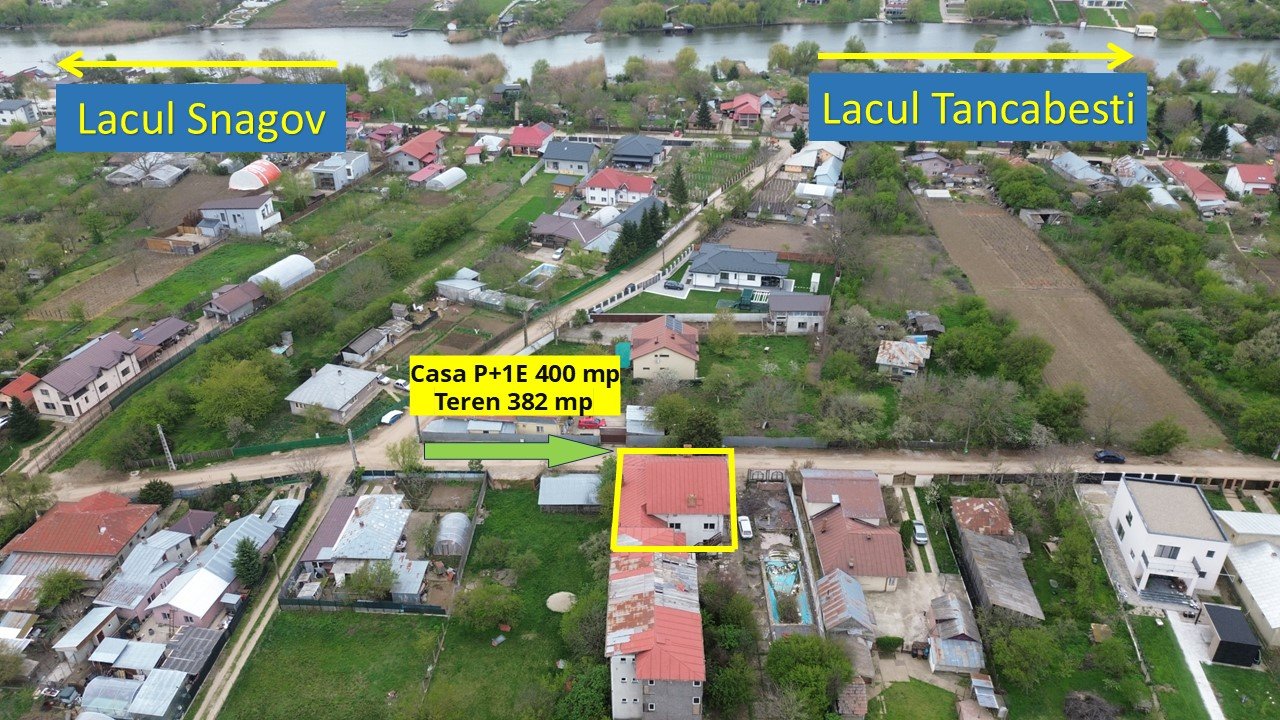 poza Casa P+1E 400 mp si Teren 382 mp Tancabesti - Snagov