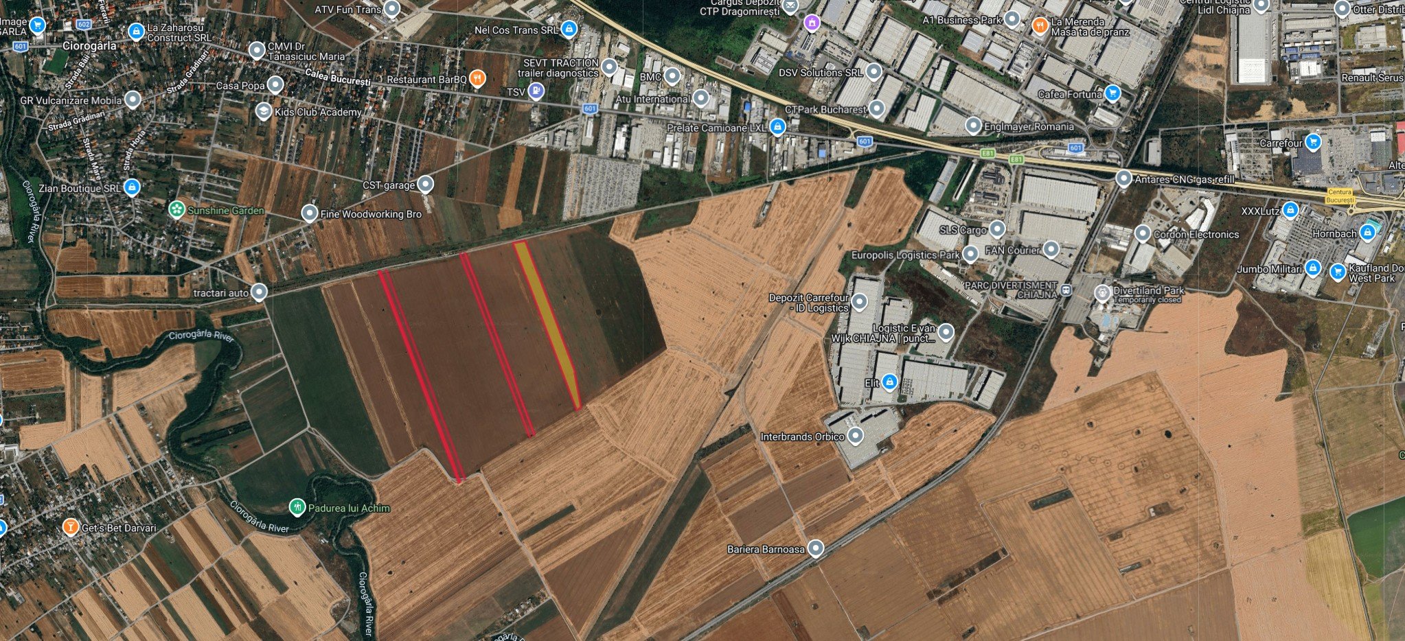 poza CIOROGARLA TEREN INTRAVILAN 16 HECTARE DJ601, Strada Mare