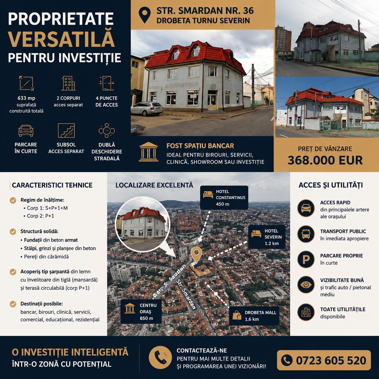 poza Drobeta Turnu Severin - Spatiu Comercial Central 600 Mp