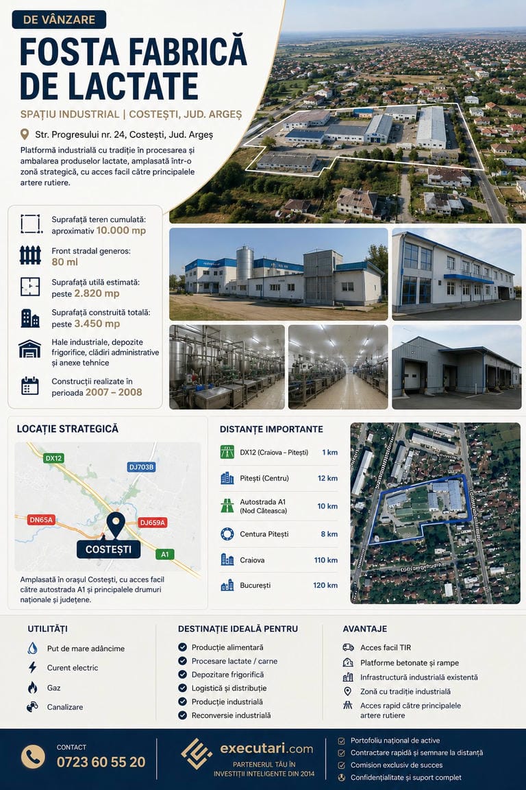 poza Fabrica Lactate Costesti Arges