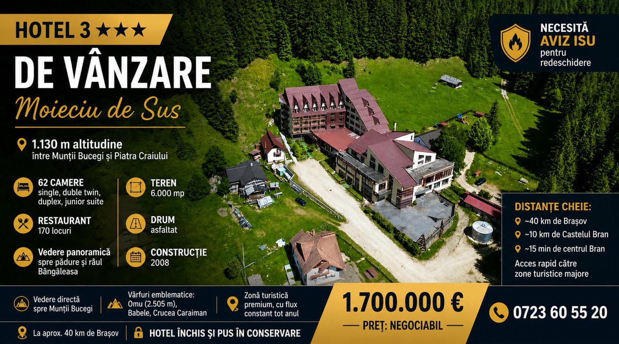 poza MOIECIU -  BRAN - HOTEL DE VANZARE
