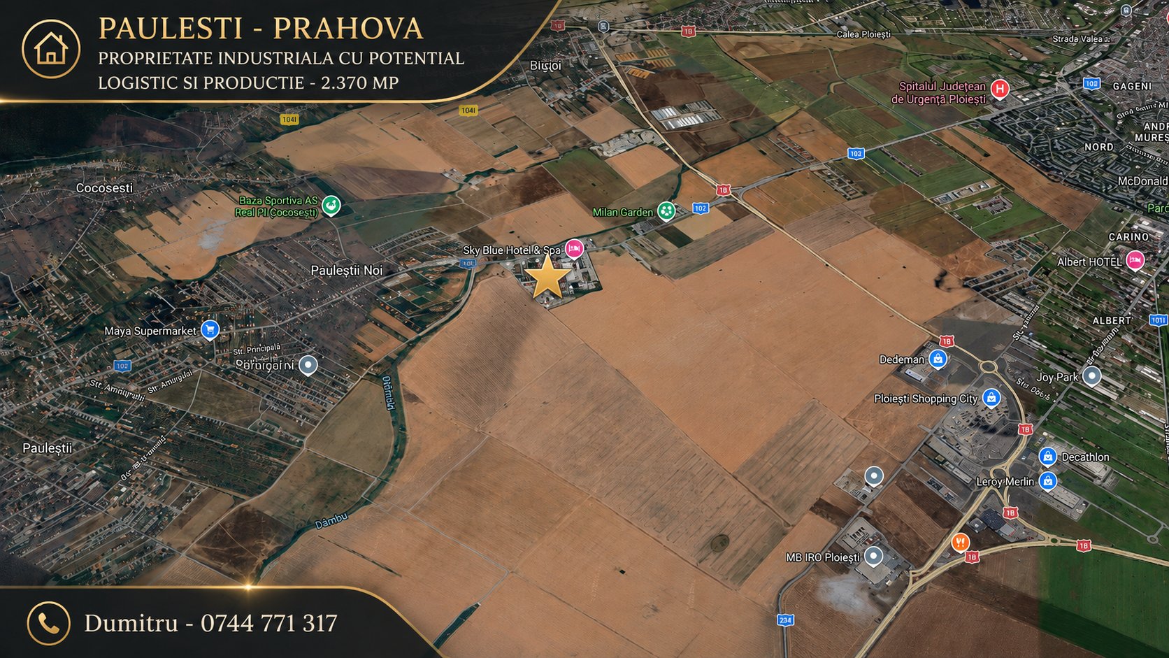 poza PAULESTI - Prahova, Proprietate industriala - 2.370 mp