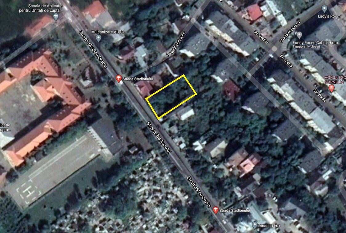 poza PITESTI - TEREN 1,230 MP- STRADA STADIONULUI ( Nicolae Dobrin)