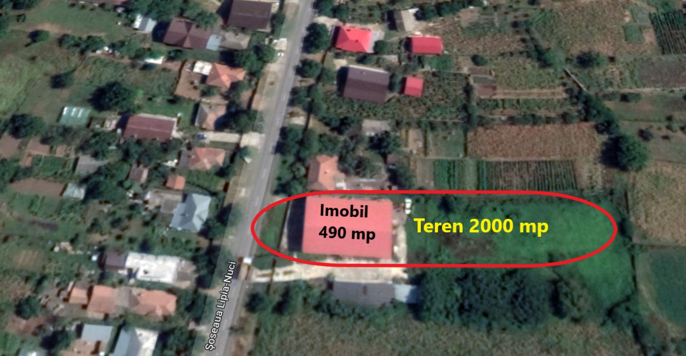 poza Teren - 2.000 mp si Constructie P+M 390 mp Gruiu