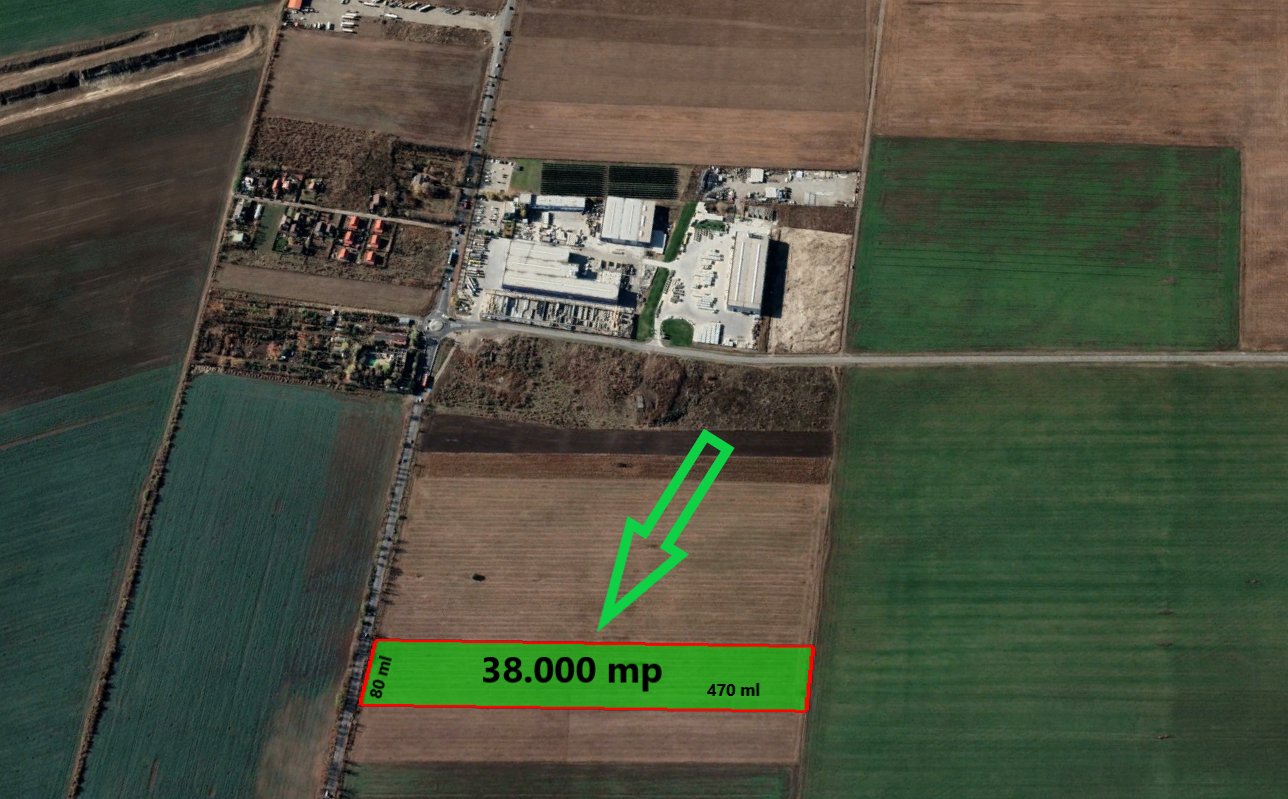 poza Teren 3.8 Hectare zona Park industrial Ploiesti