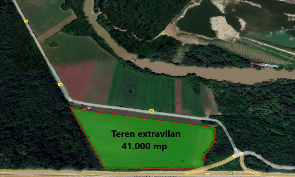 poza Teren extravilan 41.000 mp Gaiseni - Giurgiu