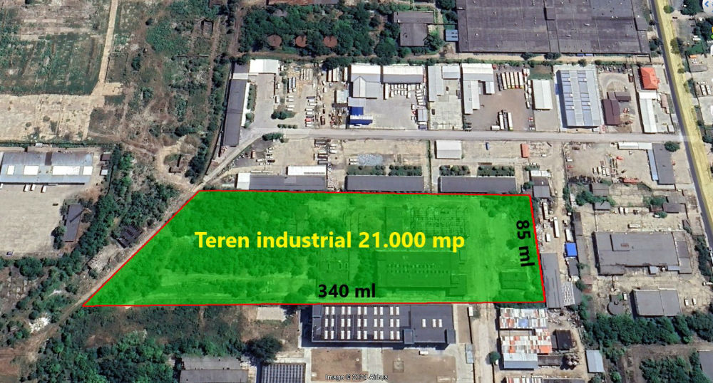 poza Teren industrial 21.000 mp si Constructii  2.000 mp Nord - Giurgiu