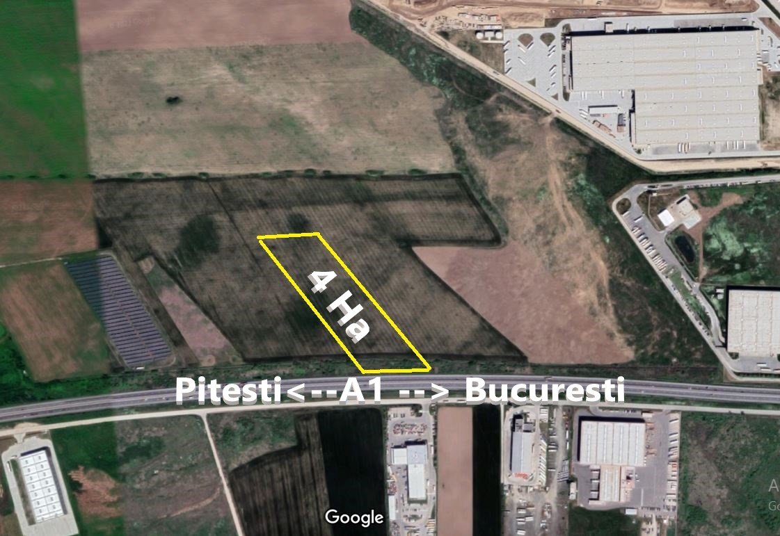 poza Teren intravilan - 4 Ha - Autostrada A1