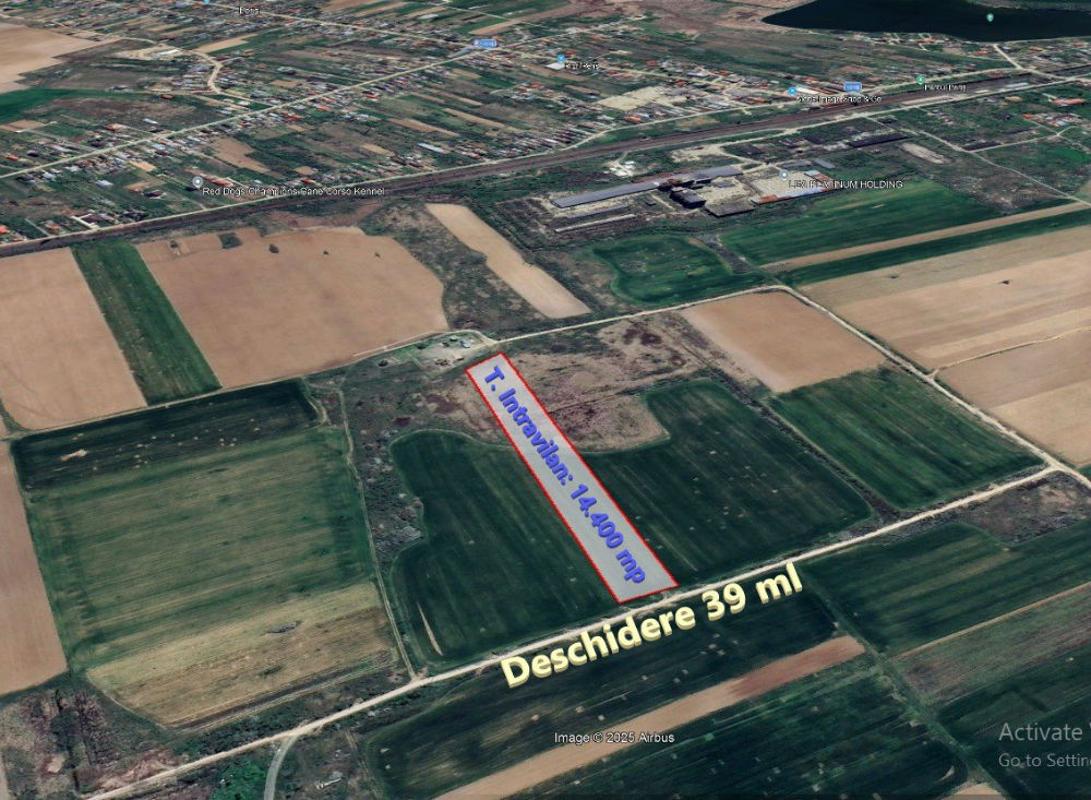 poza Teren intravilan 14.390 mp- Deschidere 39 ml, Peris