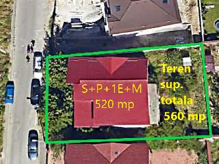 Casa S+P+1E+M 520 mp si Teren 560 mp Colentina - Sector 2