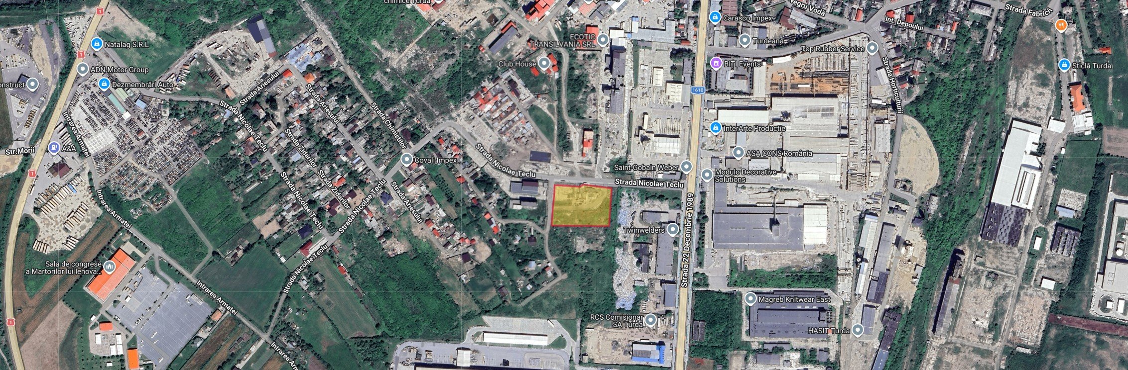 poza Turda, Teren Industrial 5500 mp, Strada Nicolae Teclu